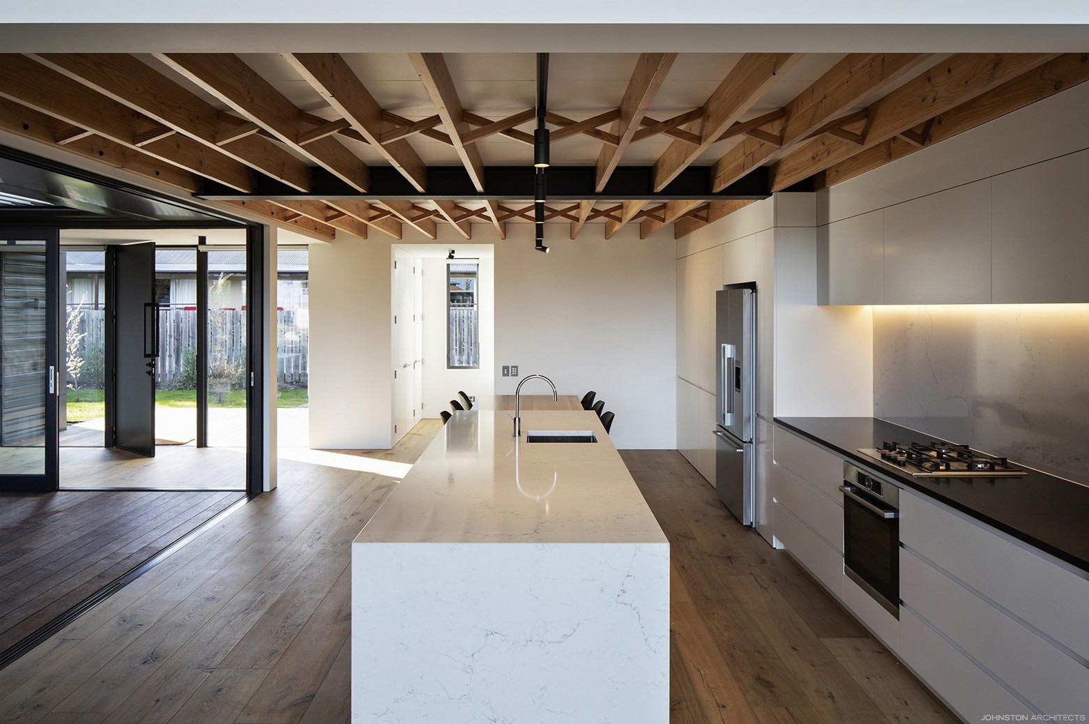 Johnston Architects 009 Kitchen Benches Interior Design Residential Architect Otago